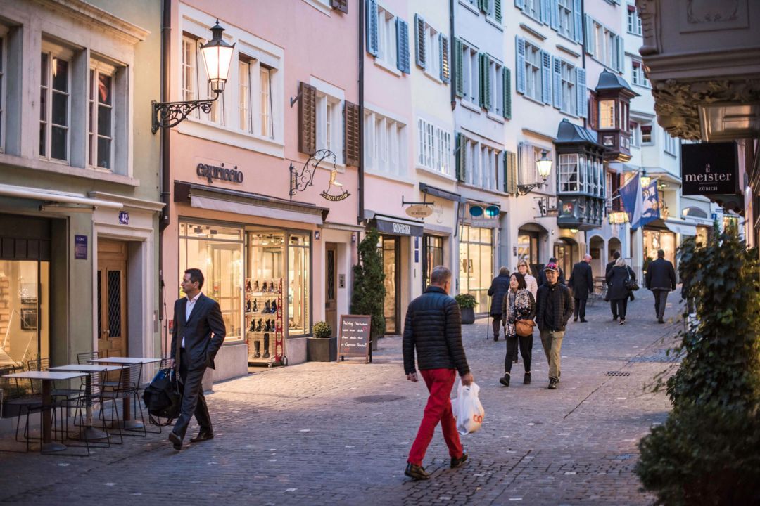 Augustinergasse in der Zürcher Altstadt